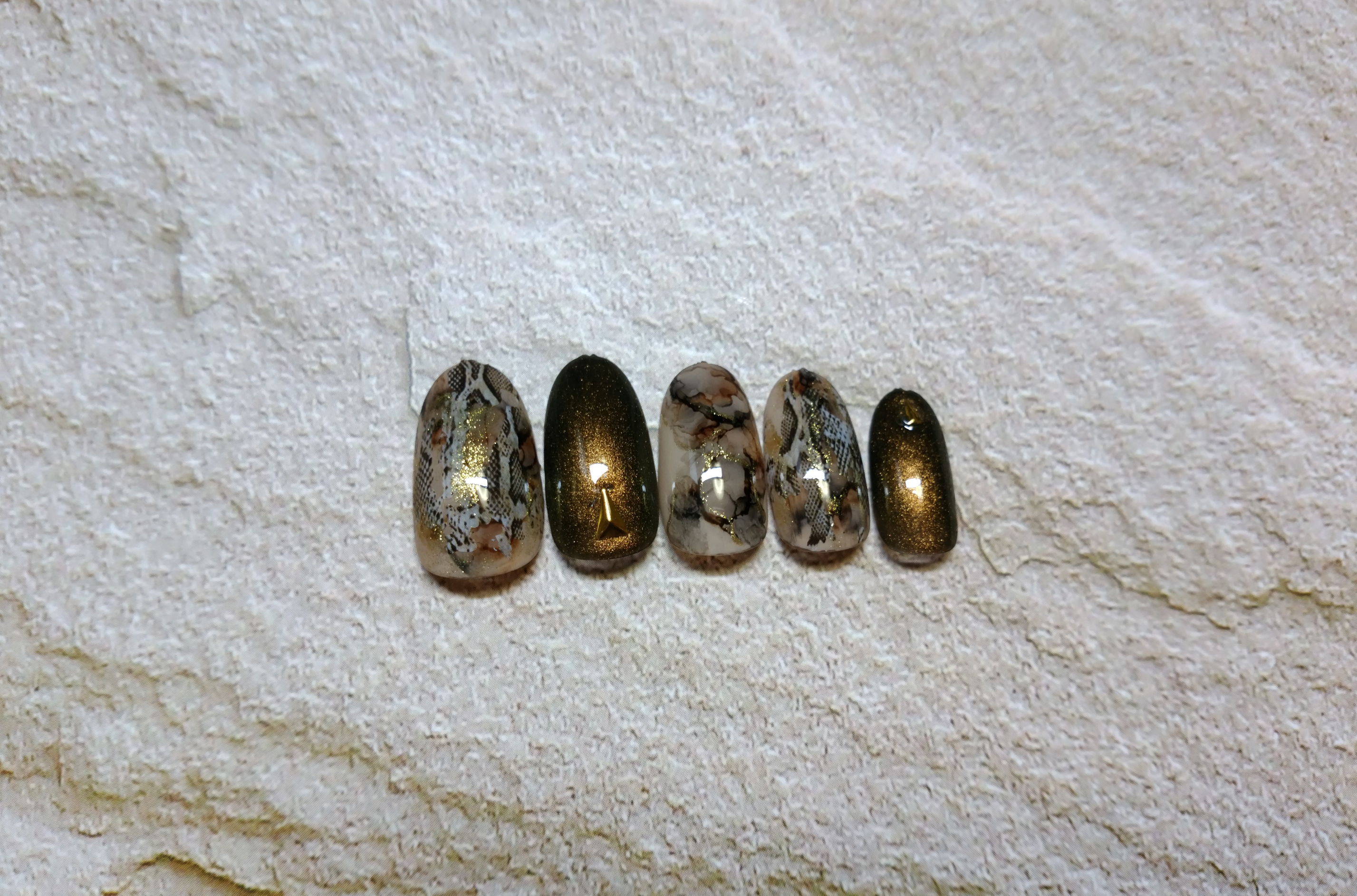 ニュアンスネイルコース・アート3本