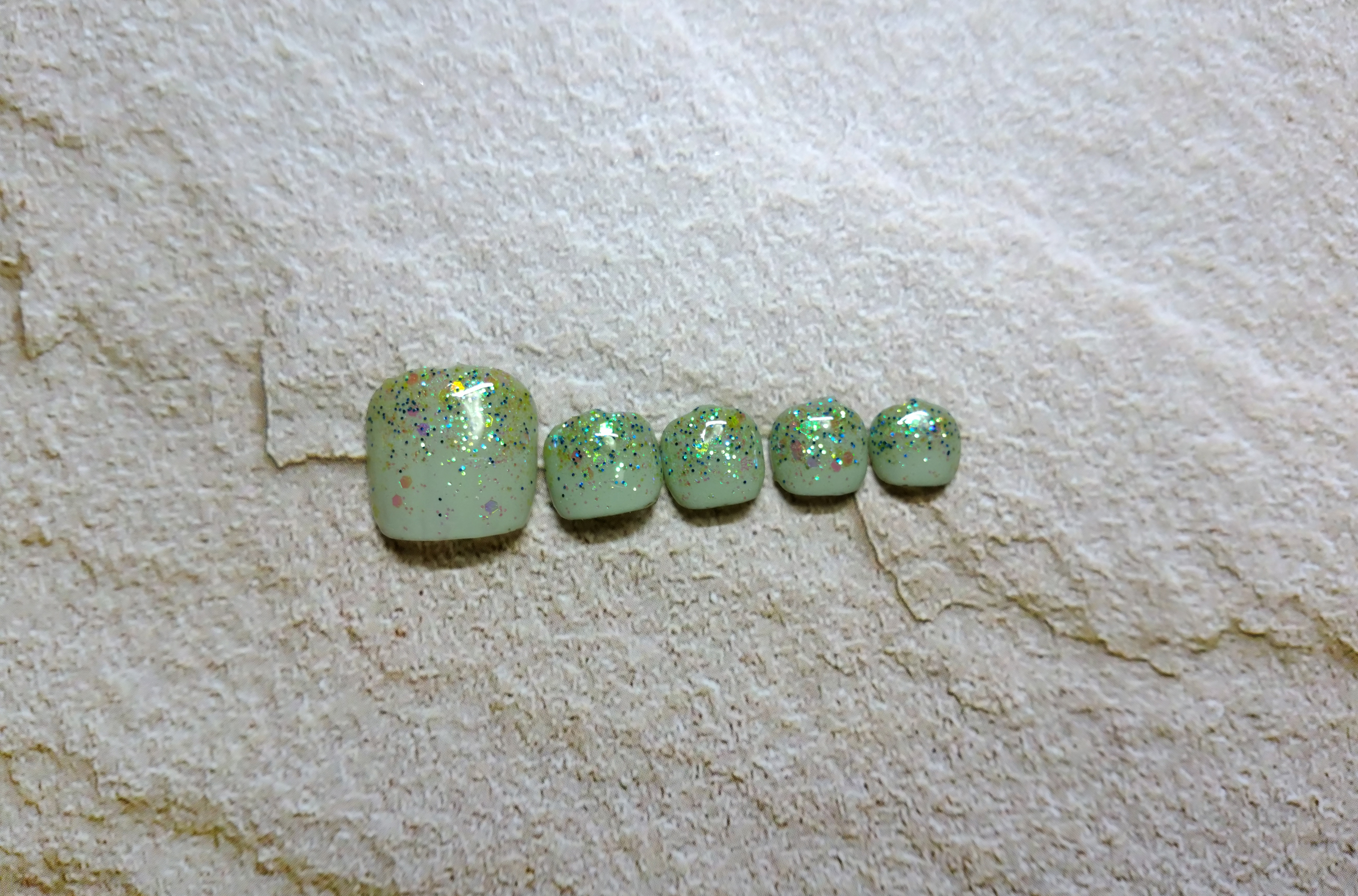 フットシンプル・ラメグラデーション